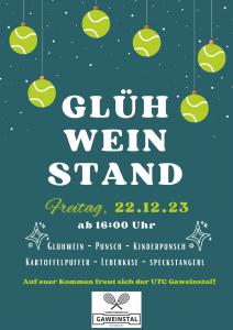Glühwein am Tennisplatz