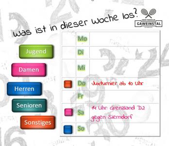 Meisterschaftsspiele und Veranstaltungen für diese Woche (05.06 -11.06)