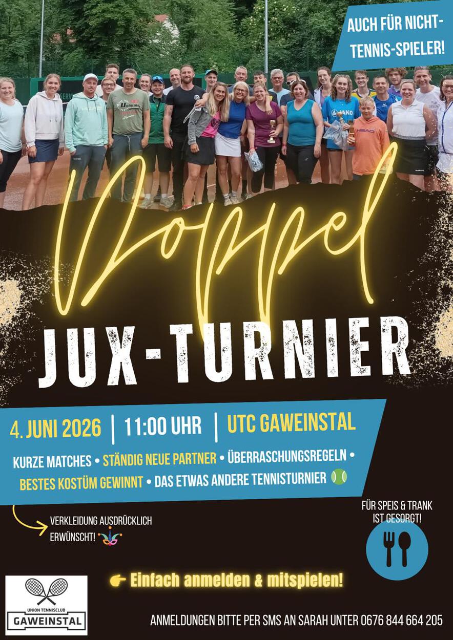 JUX Doppelturnier 2026