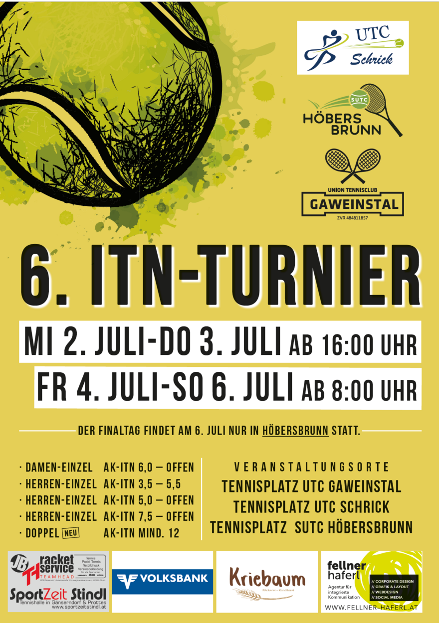 6tes ITN Turnier der Großgemeinde Gaweinstal